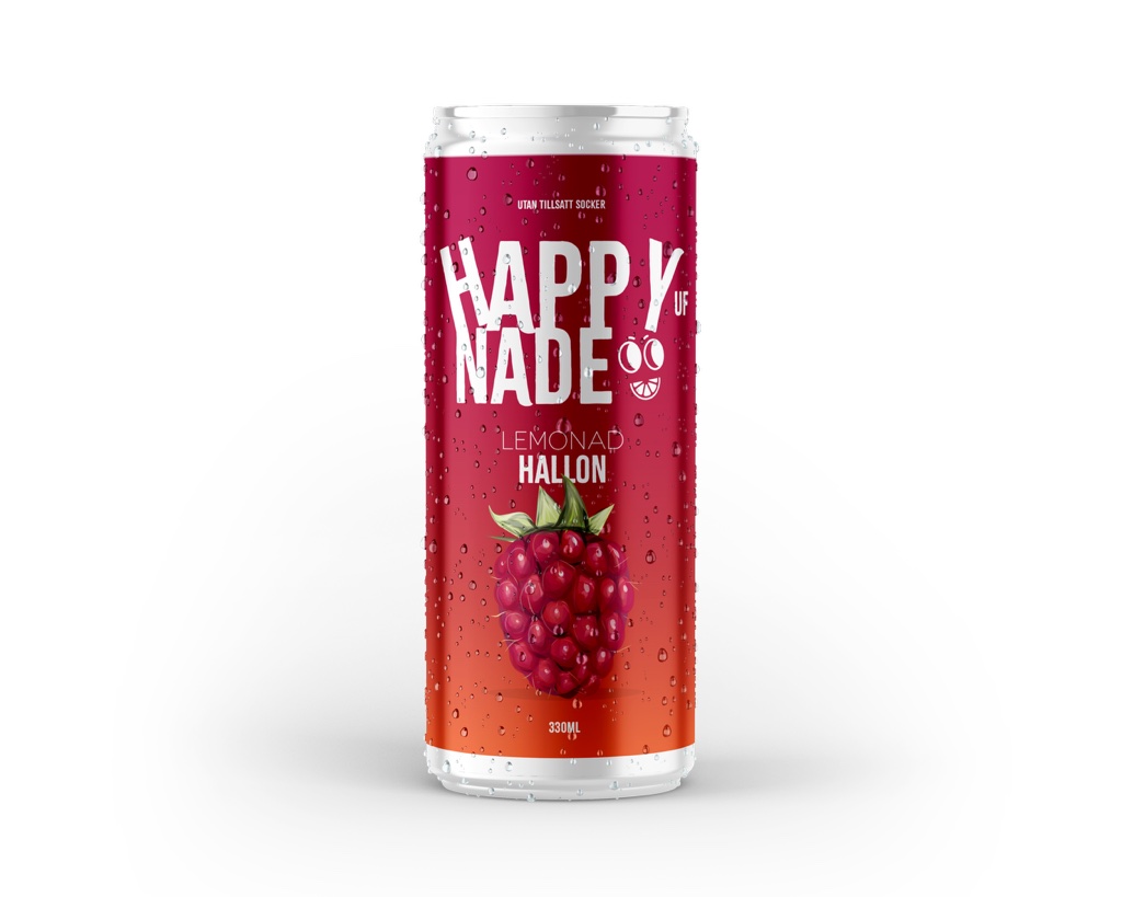 Happynade Lemonad - Hallon 33cl (BF:2024-12-18)