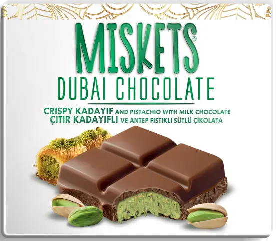 Dubai Choklad Miskets 100g