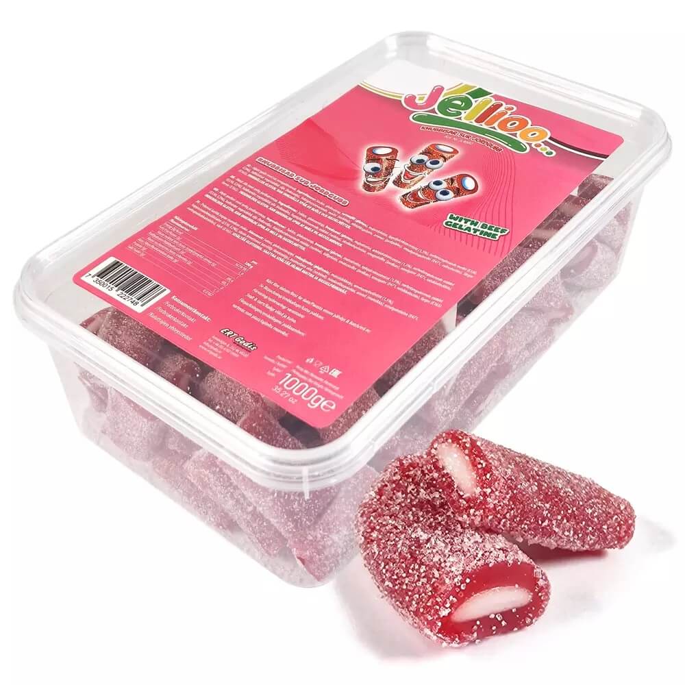Jellioo Knubbisar Sur Jordgubbe 1kg