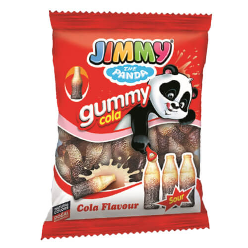 Jimmy The Panda - Sour Cola Bottles 80g
