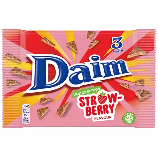 Daim Strawberry 3-pack 84g
