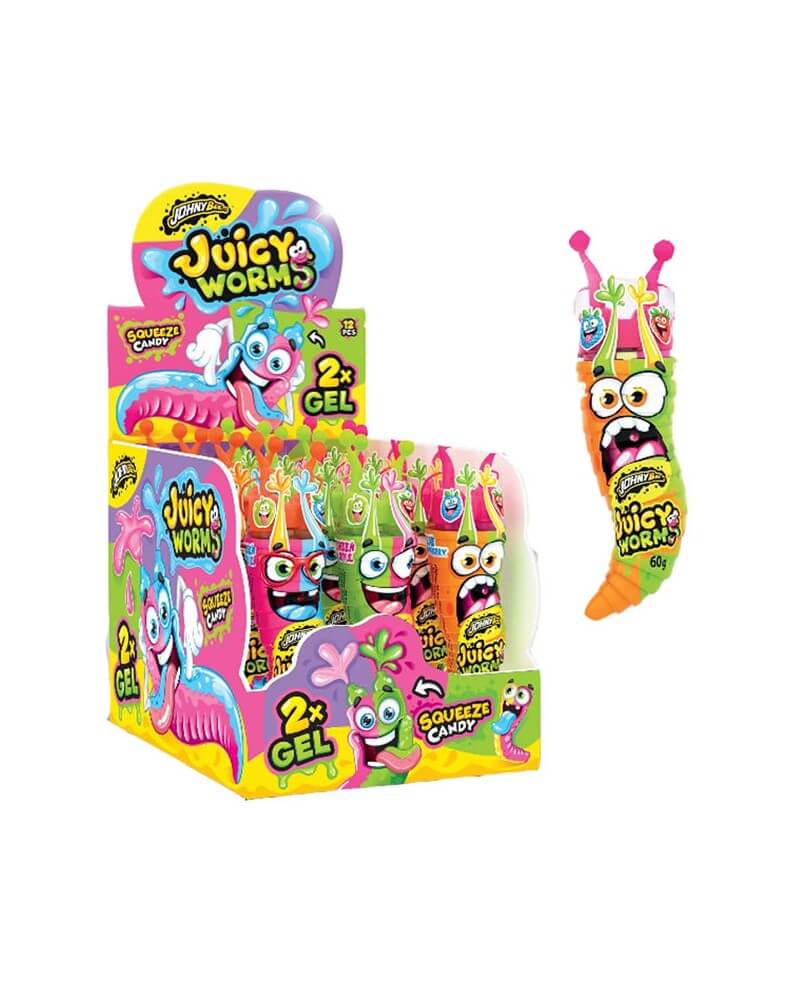 Johny Bee Juicy Worms 58g (1st)