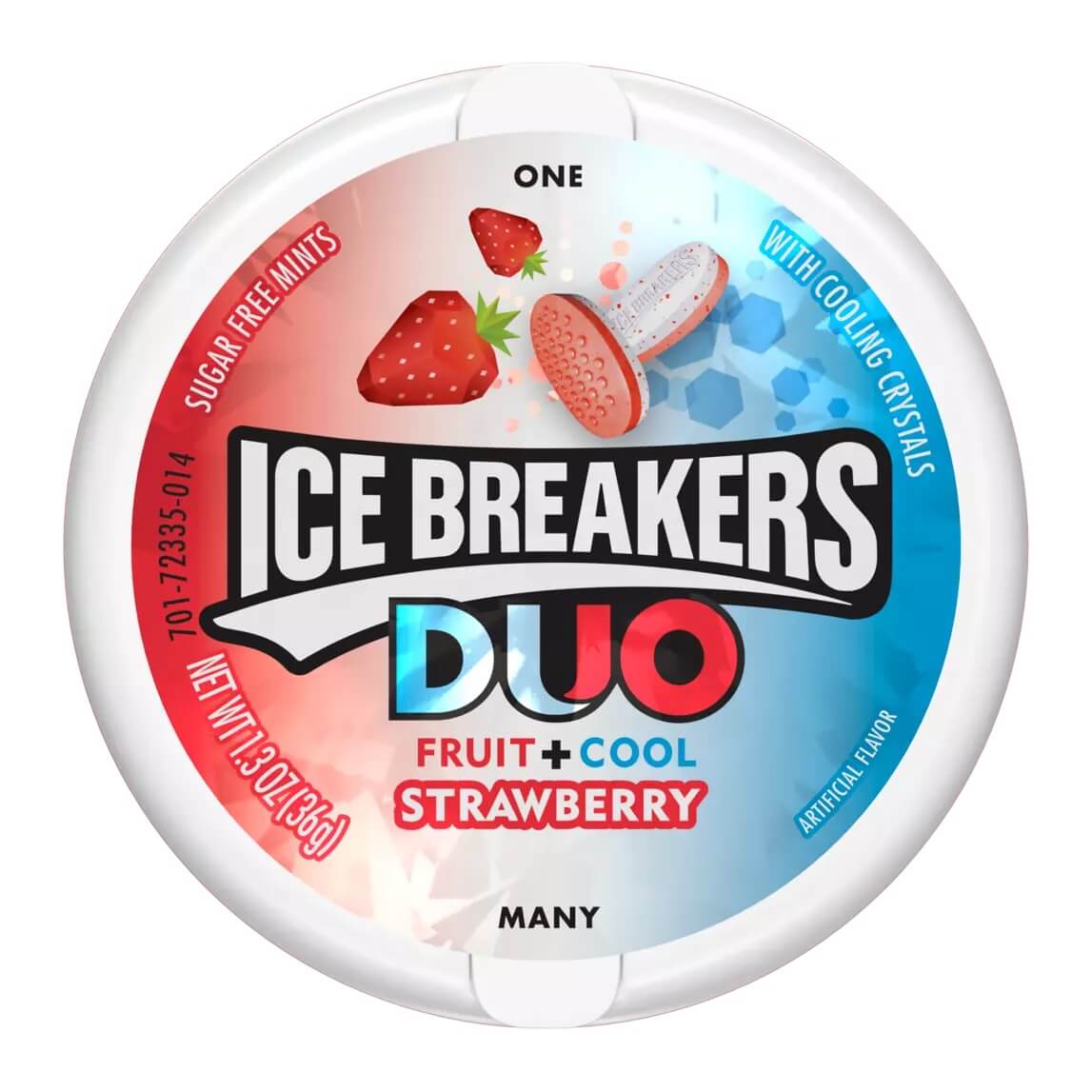 IceBreakers DUO Strawberry Mints 36g(BF:2025-05-31)