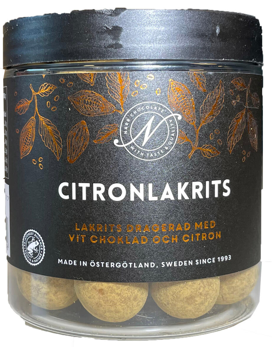 Narr Choklad Citronlakrits 150g