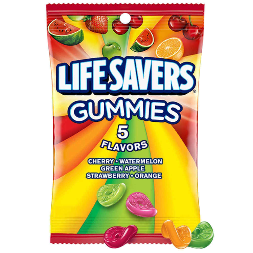 Lifesavers Gummies 5 Flavour 198g (BF:2025-05-31)