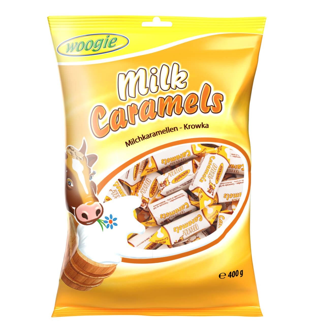 Woogie Milk Caramels 400g