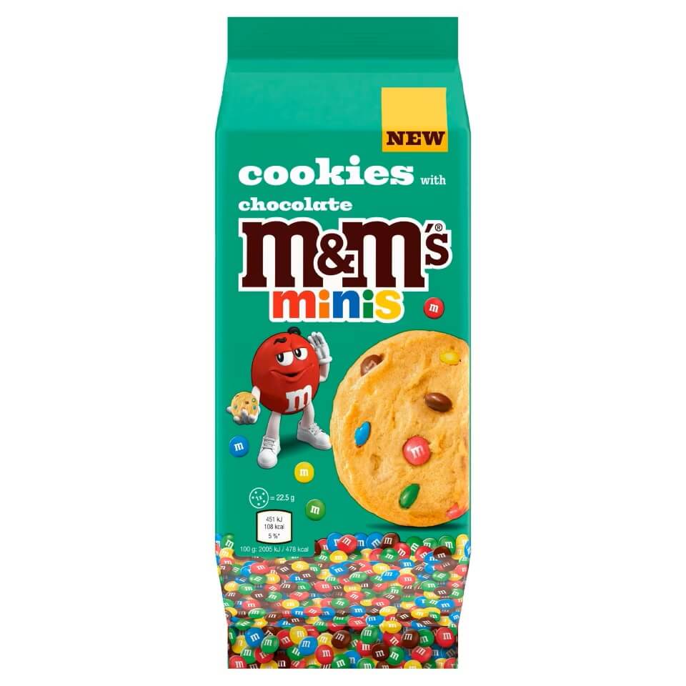 M&Ms Minis Cookies with Chocolate 180g