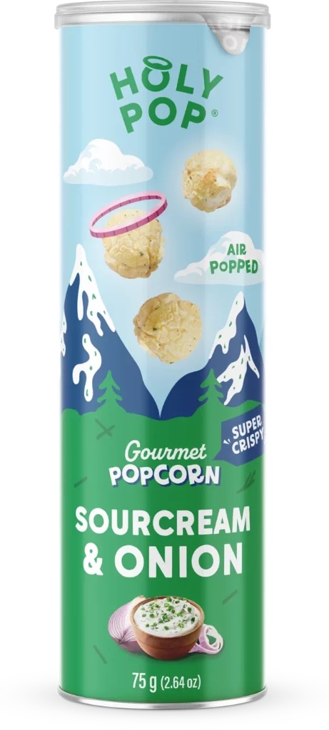 Holy Pop Popcorn - Sourcream & Onion 75g (BF:2025-05-20)
