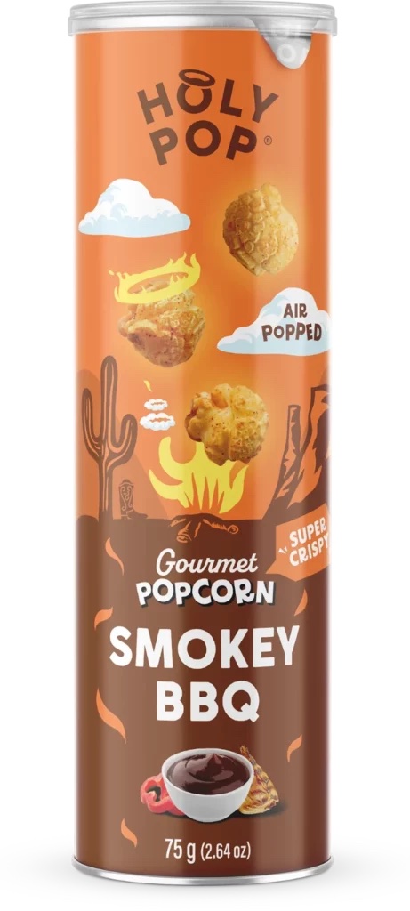 Holy Pop Popcorn - Smokey BBQ 75g (BF:2025-05-20)