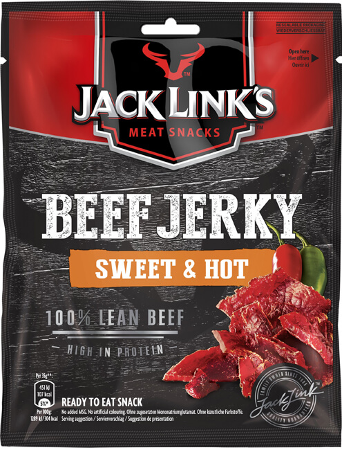 Jack Links Beef Jerky - Sweet & Hot 25g