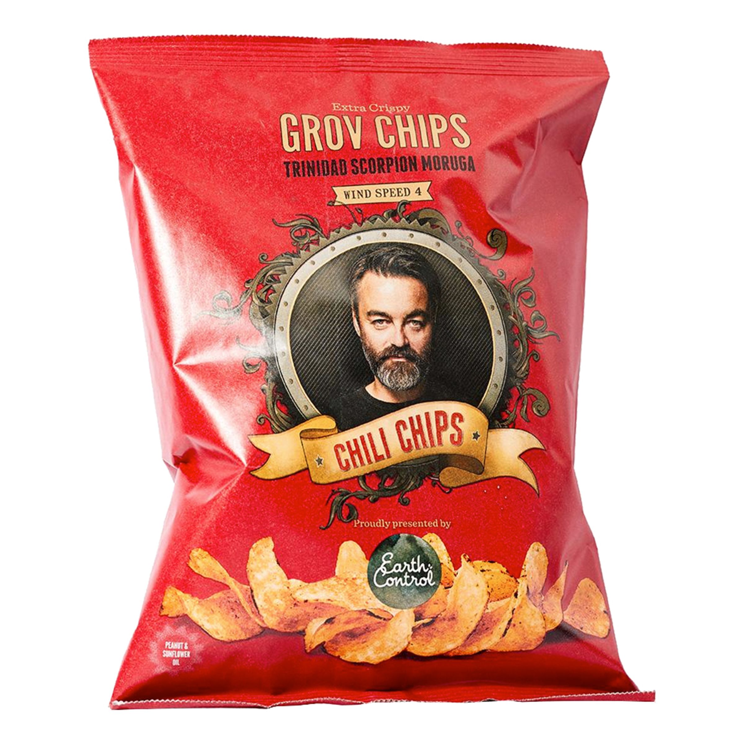 Chili Klaus Chips - Vindstyrka 4
