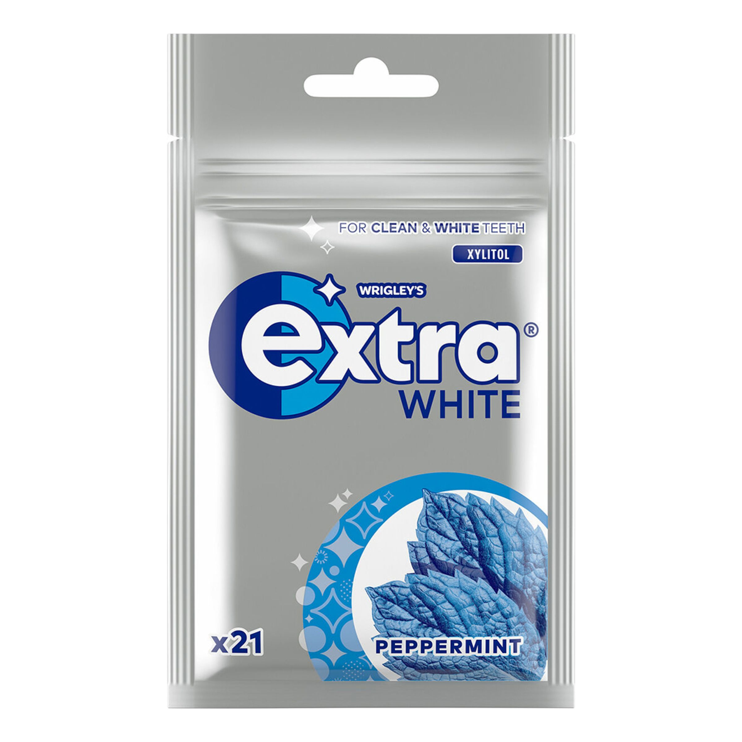 Extra White Peppermint Tuggummi - 29 g