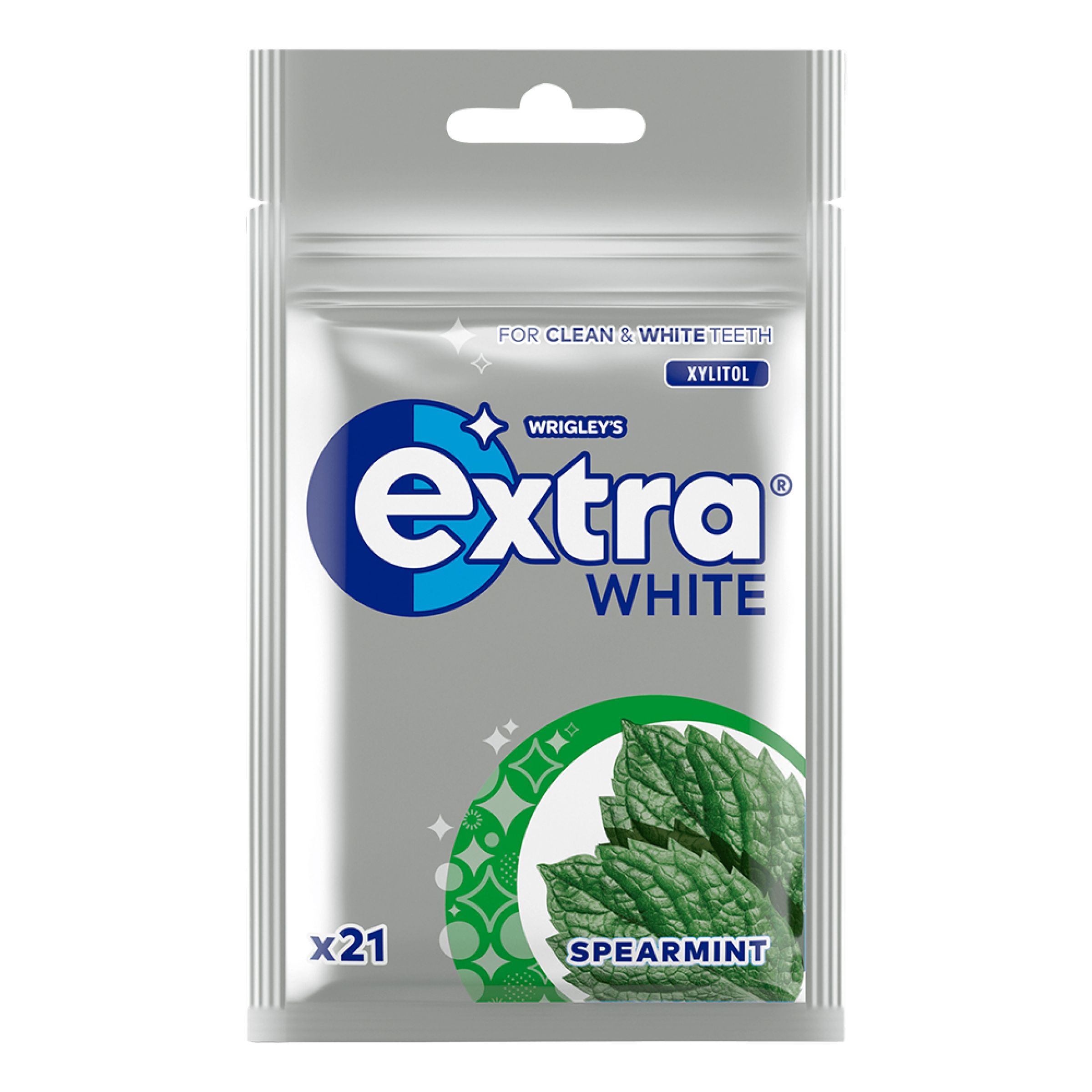 Extra White Spearmint Tuggummi - 29 g
