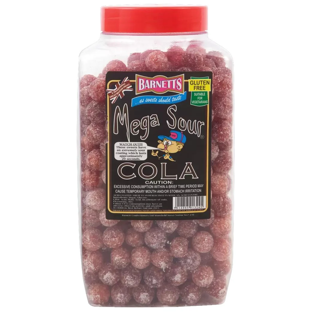 Barnetts Mega Sour Cola 3kg