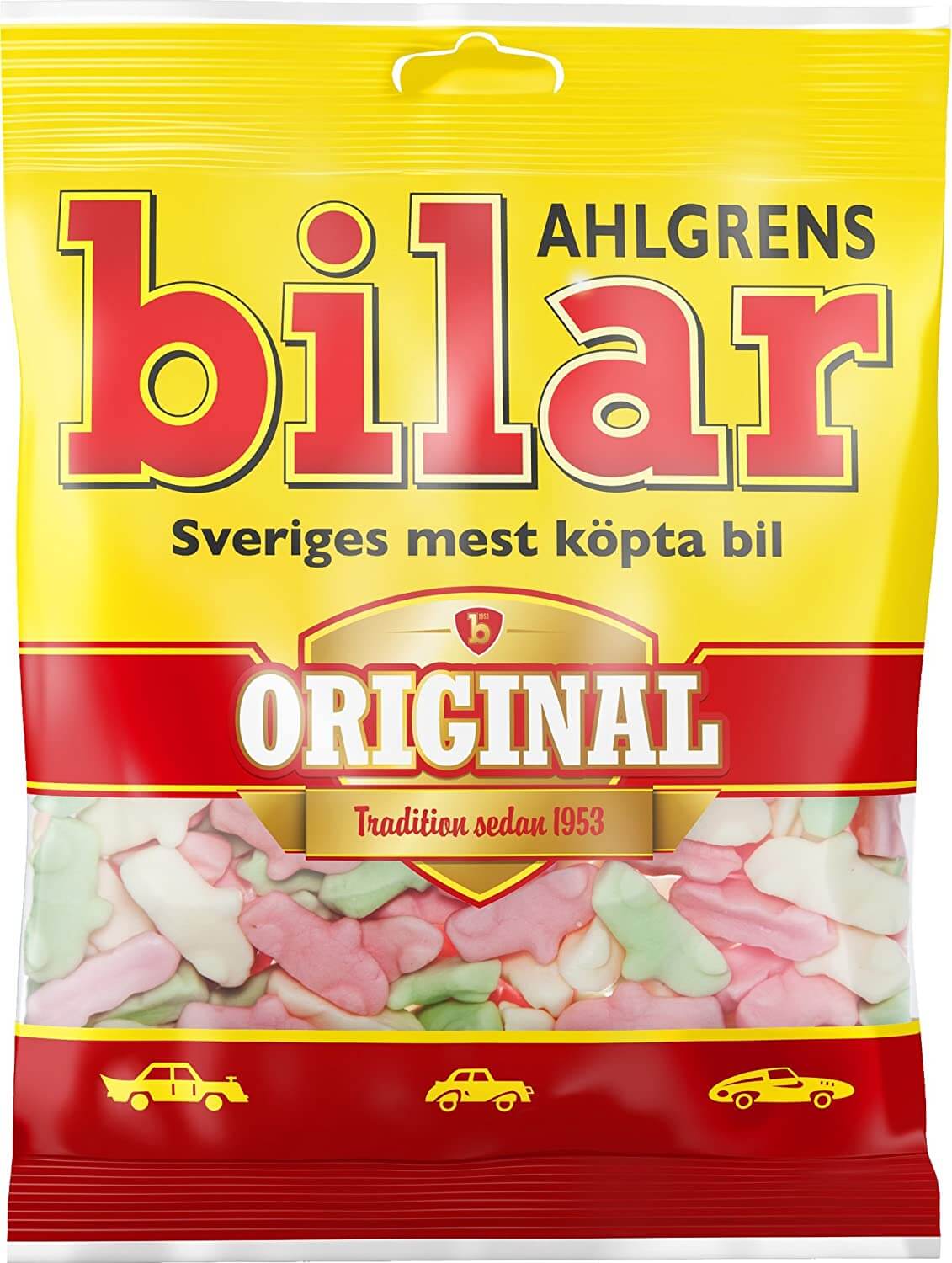 Ahlgrens Bilar godis 125g x 36st